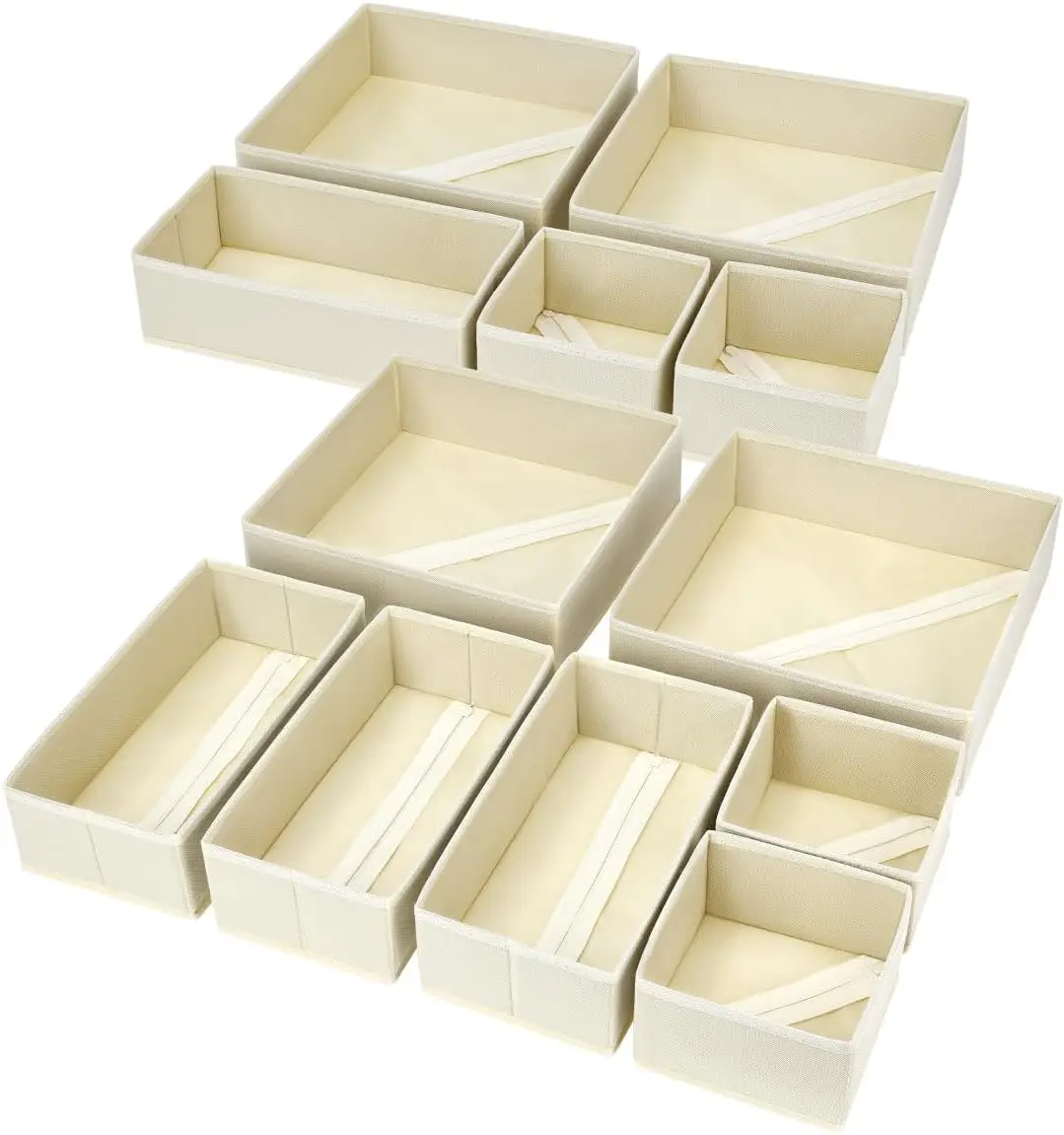 Baby Nursery Drawers - Drawer Organizer Clothes, 12 Pack Dresser