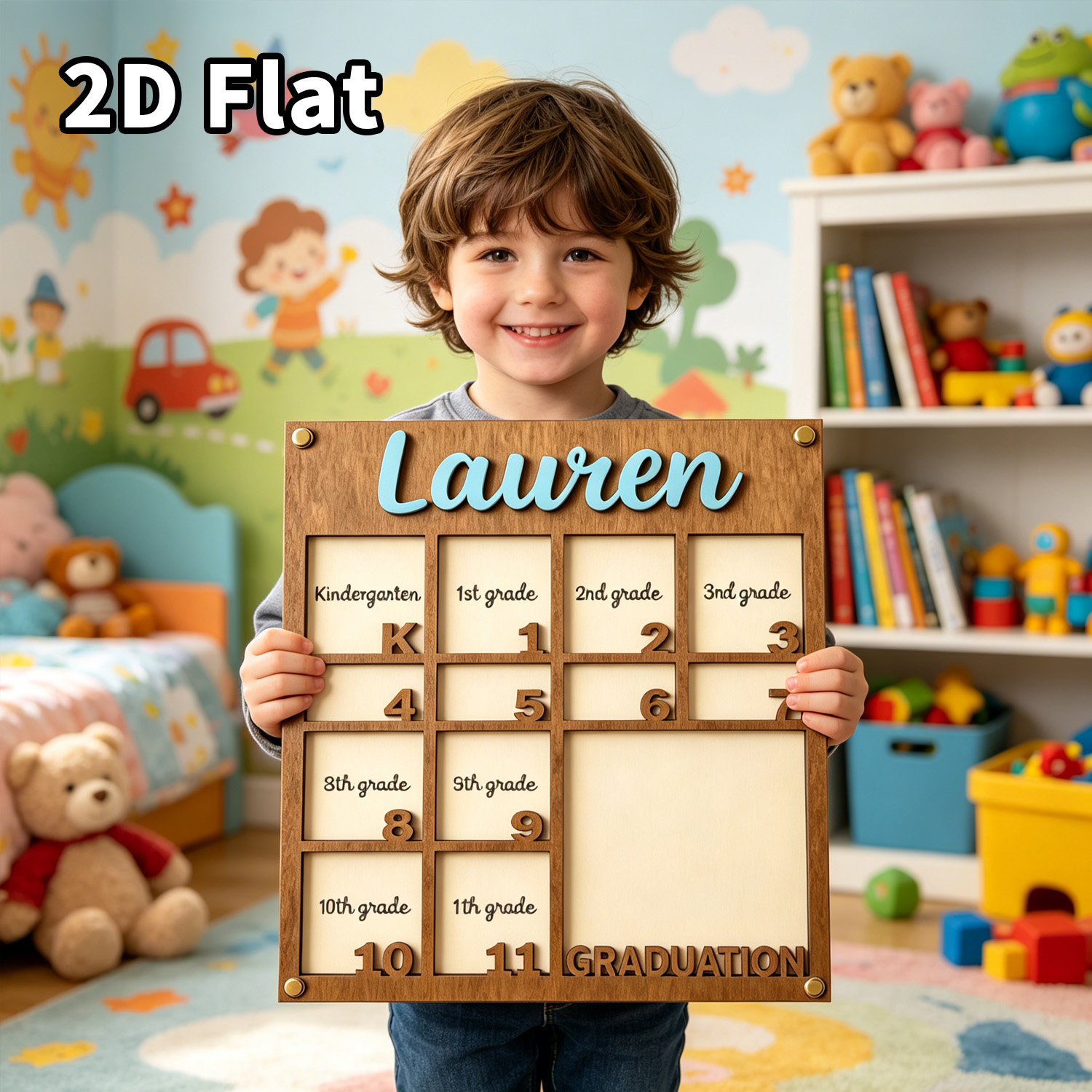 Baby Nursery Room - 1Pc Custom Grade Photo Frame Wooden