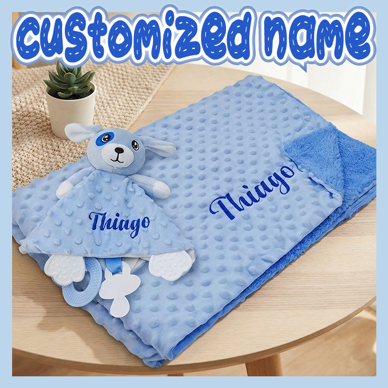 Baby Nursery Bedding Sets - Custom Baby Name Animal-Themed 100% Cotton