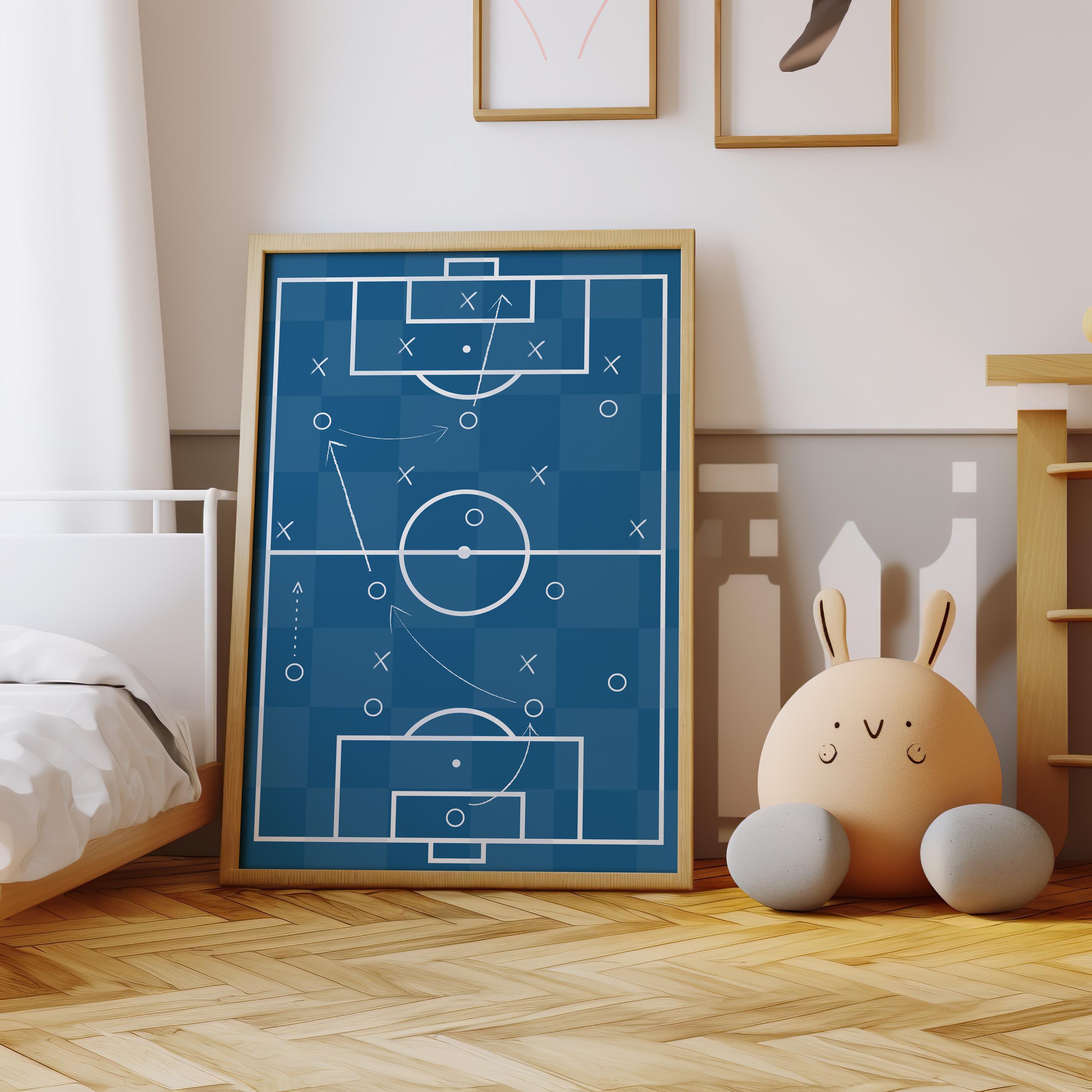Custom Soccer Wall Art Set Aff - огляд і ціна Baby Nursery Wall Art