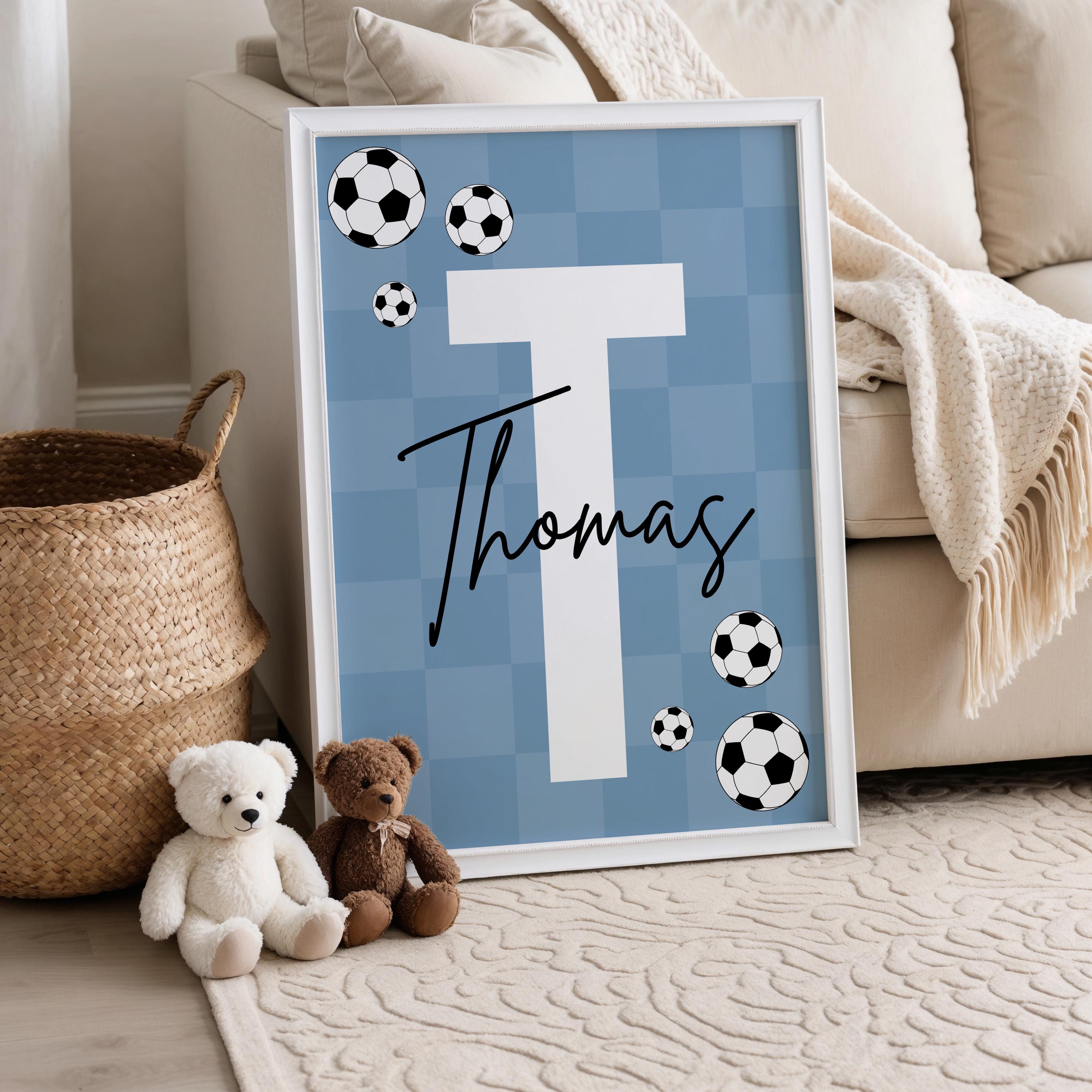 Custom Soccer Wall Art Set Aff - огляд і ціна Baby Nursery Wall Art