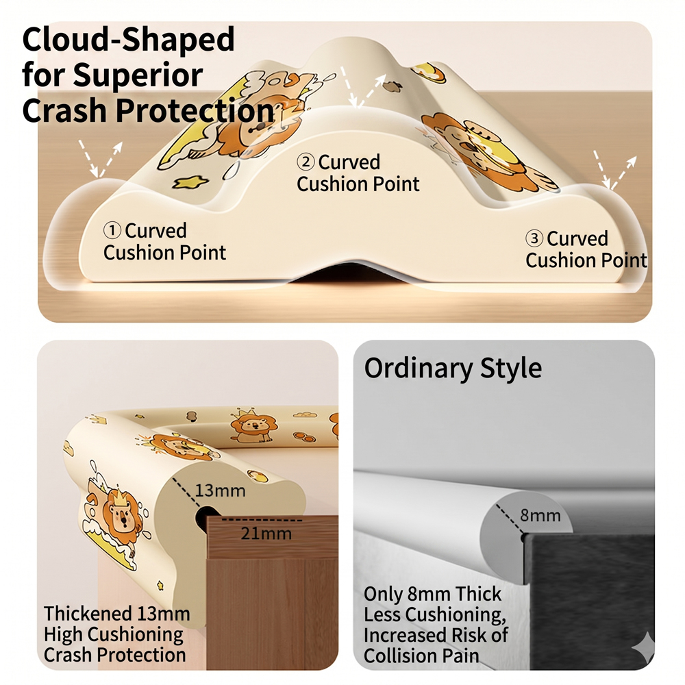 5PCS Baby Safety Protection St - огляд і ціна Corner Guard Foam