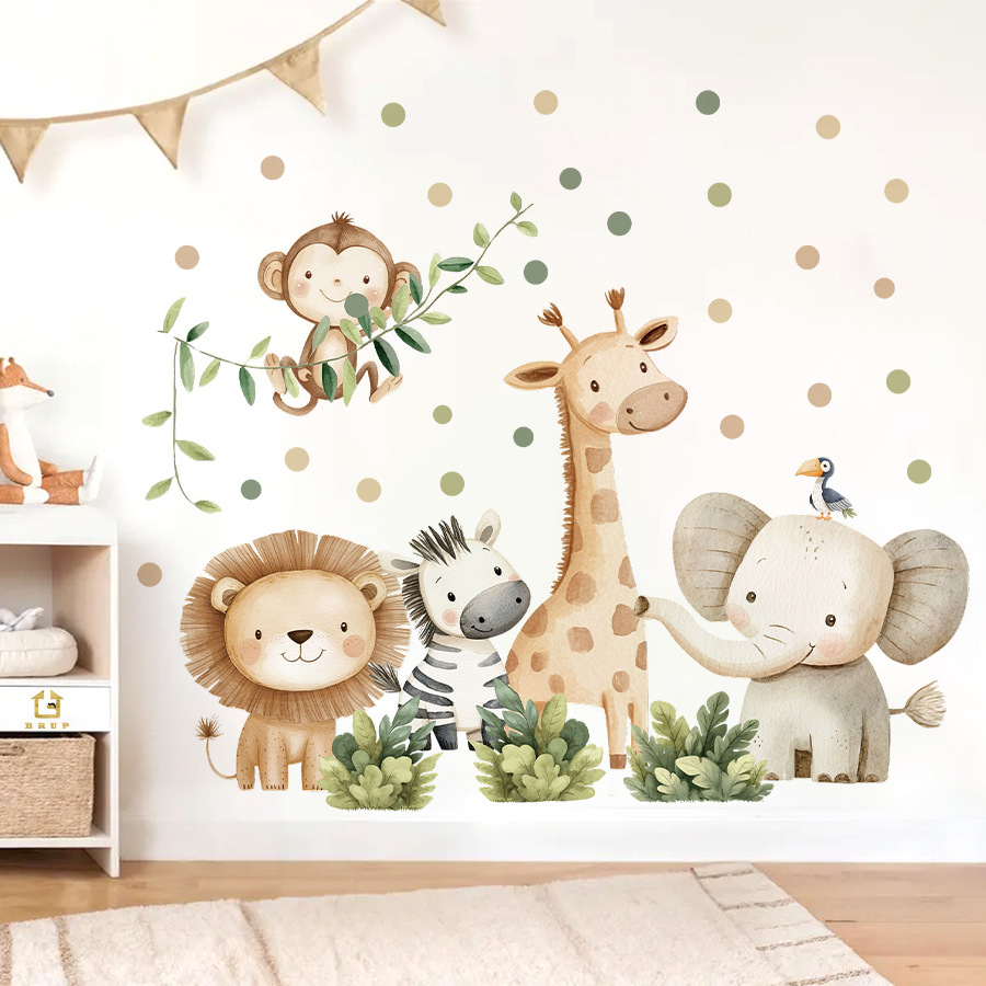 Boho Forest Animals Wall Stick - огляд і ціна Baby Nursery Set Furniture