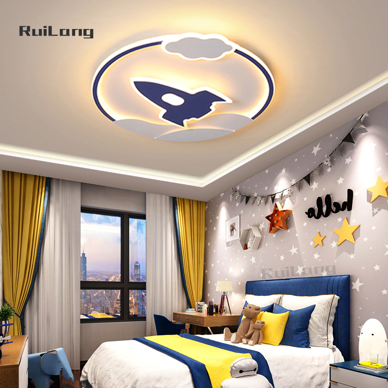 Cartoon Rocket Ceiling Lamp fo - огляд і ціна Baby Nursery Light Fixture
