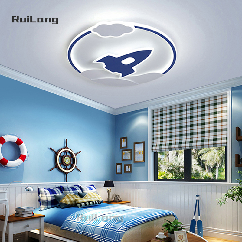 Cartoon Rocket Ceiling Lamp fo - огляд і ціна Baby Nursery Light Fixture