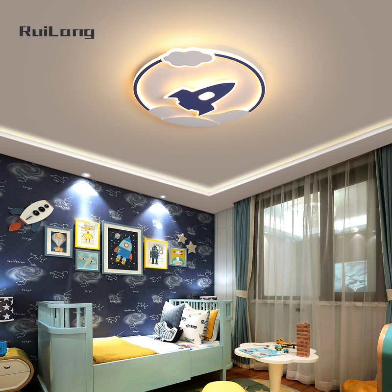 Cartoon Rocket Ceiling Lamp fo - огляд і ціна Baby Nursery Light Fixture