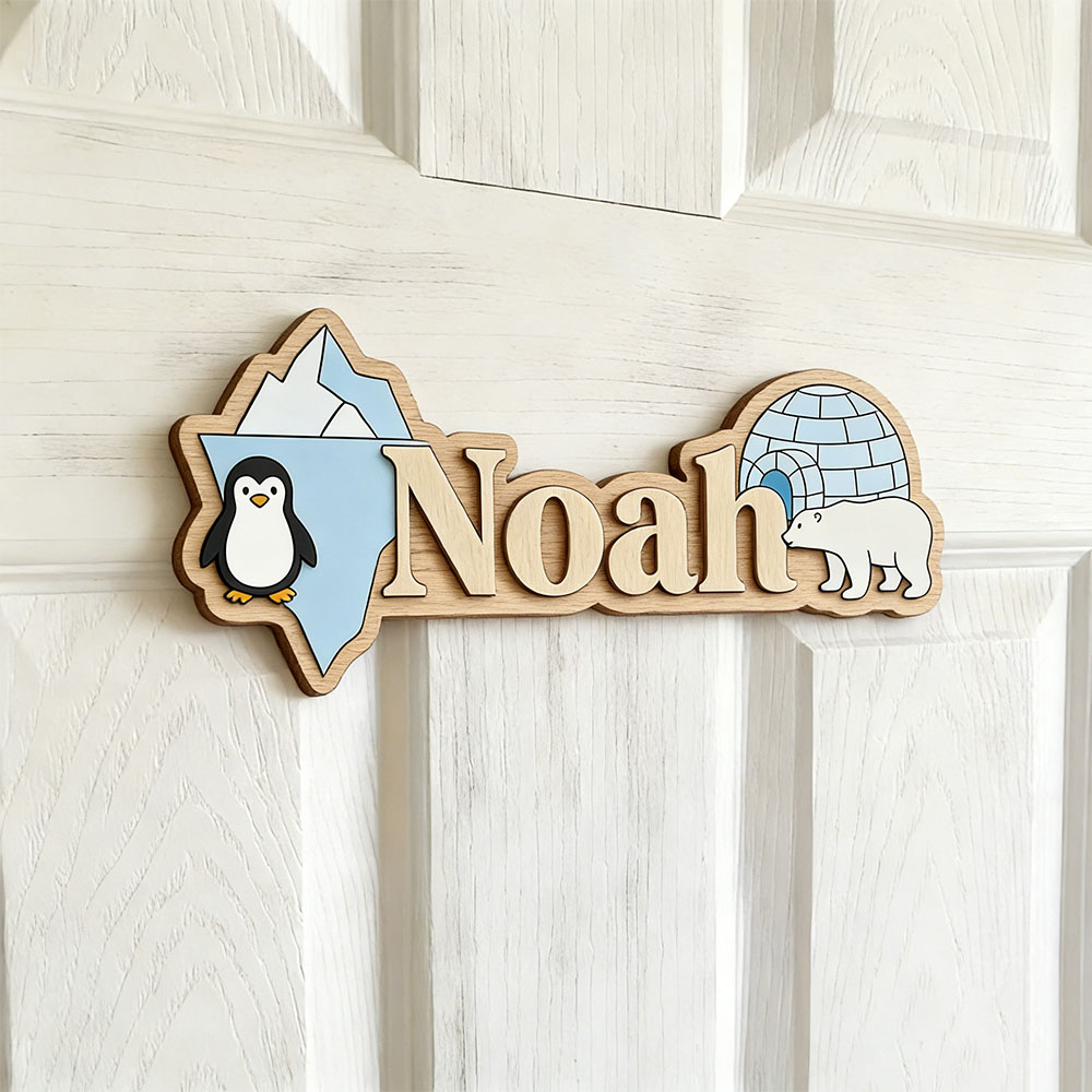 Arctic Penguin & Polar Bear Cu - огляд і ціна Baby Nursery Pictures