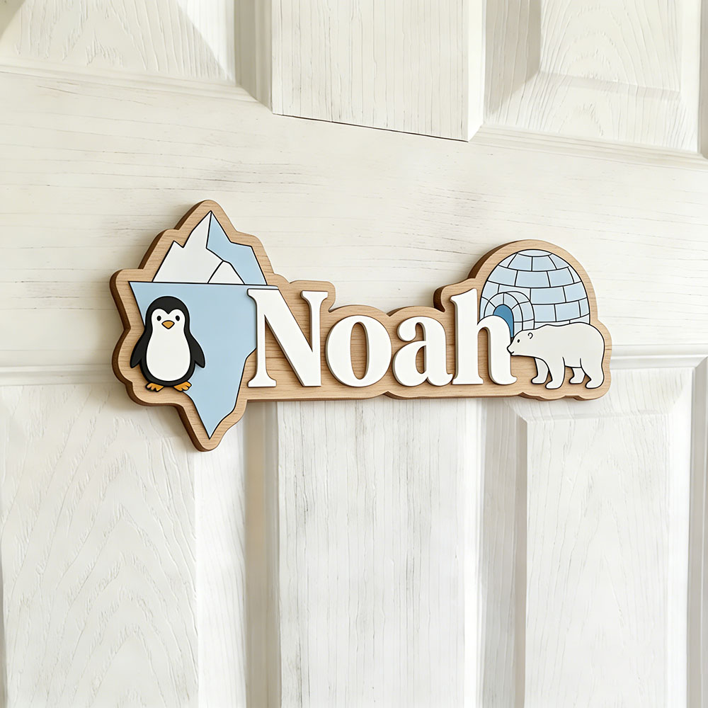 Arctic Penguin & Polar Bear Cu - огляд і ціна Baby Nursery Pictures