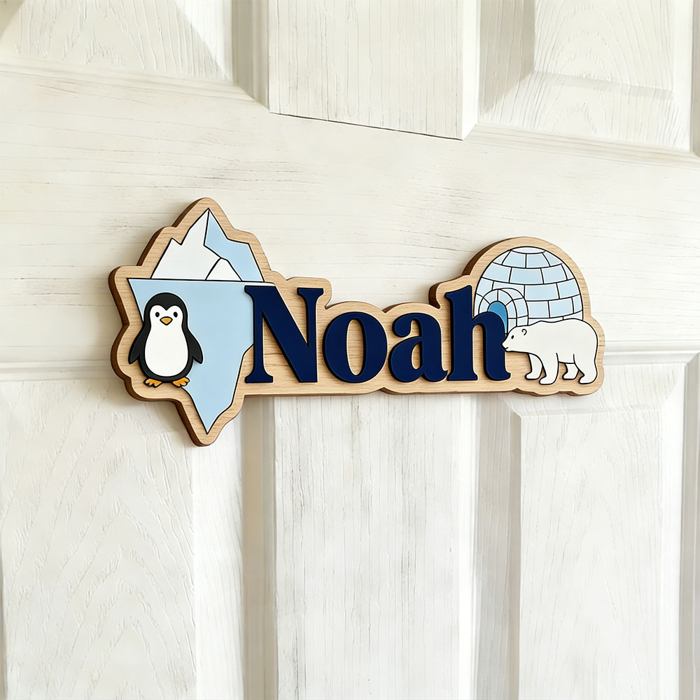 Arctic Penguin & Polar Bear Cu - огляд і ціна Baby Nursery Pictures