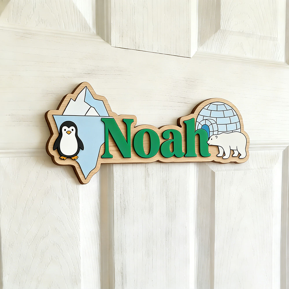 Arctic Penguin & Polar Bear Cu - огляд і ціна Baby Nursery Pictures