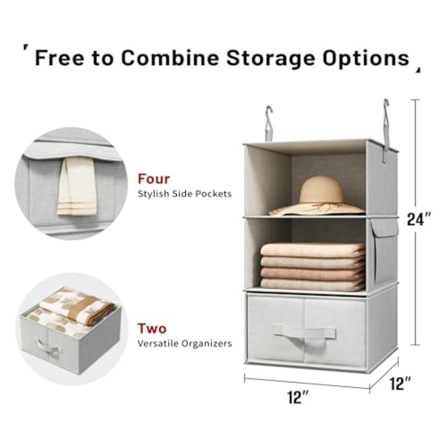 Hanging Clo Organizer, Set of  - огляд і ціна Baby Nursery Drawers
