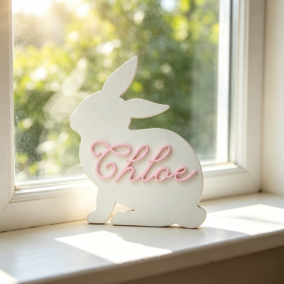 1Pc Custom Cute Bunny Name Woo - огляд і ціна Baby Nursery Room