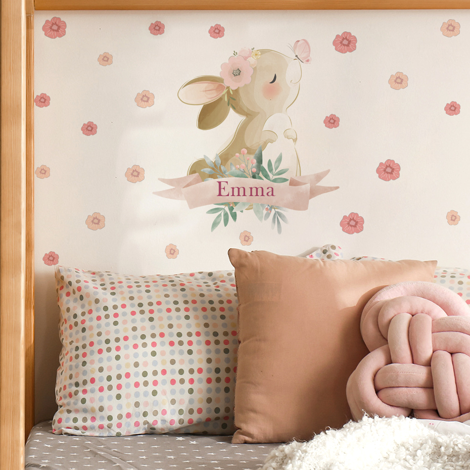 Custom Names Cute Pink Bunny P - огляд і ціна Baby Nursery Set Furniture