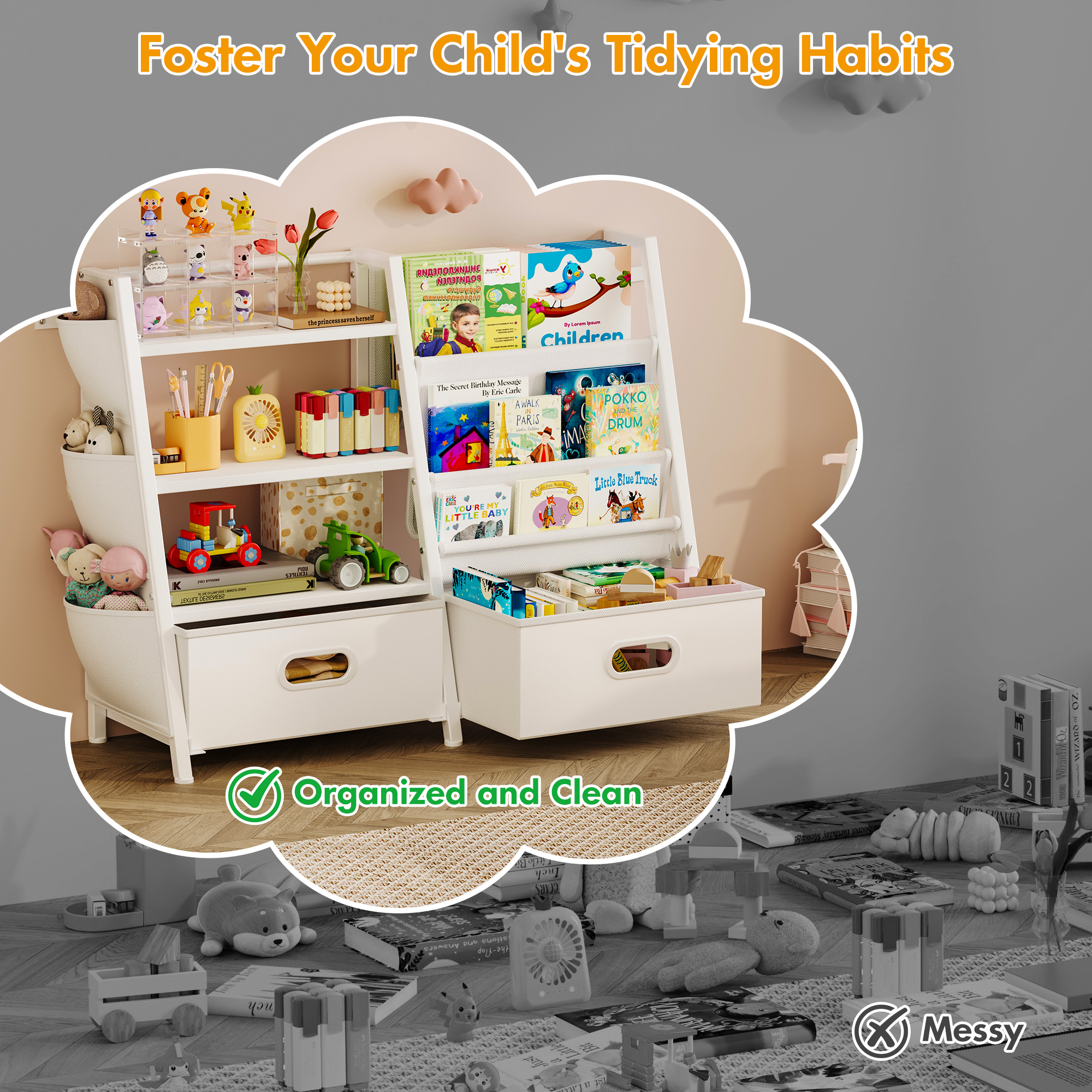 Modern Toddler Bookshelf Nurse - огляд і ціна Baby Nursery Drawers