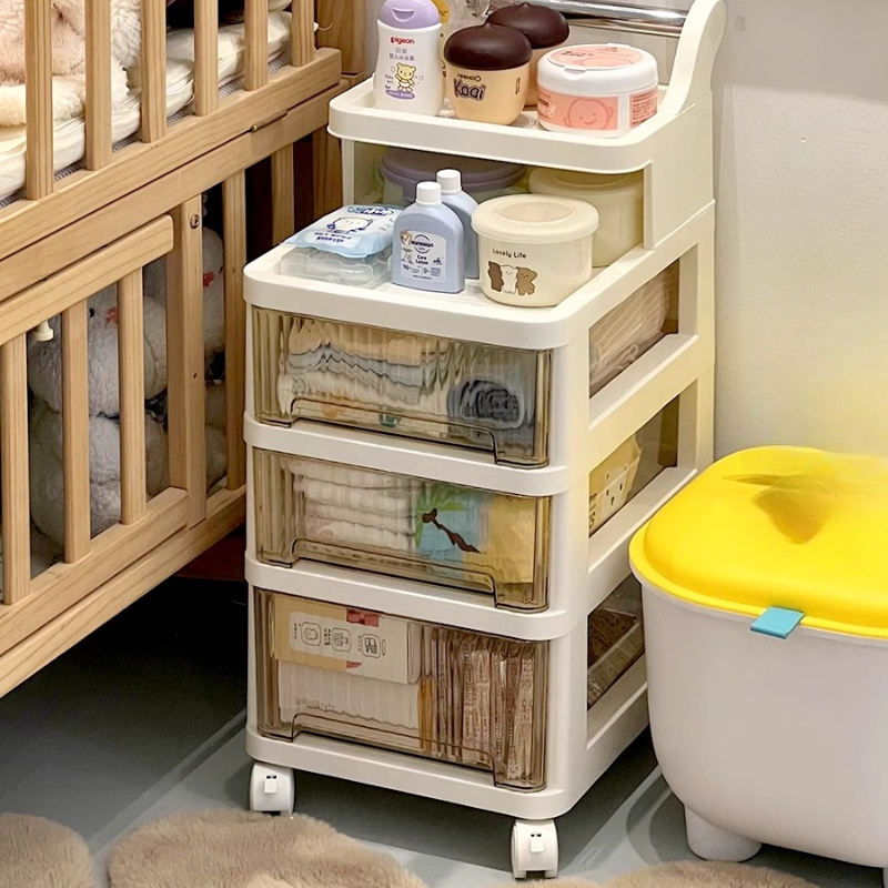 3-Tier Rolling Storage Cart fo - огляд і ціна Baby Nursery Drawers