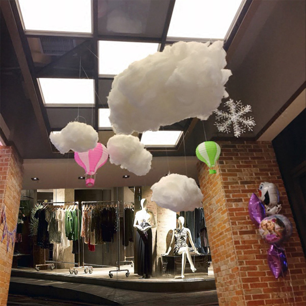 1Pcs Adorable Cloud Hanging De - огляд і ціна Baby Nursery Light Fixture
