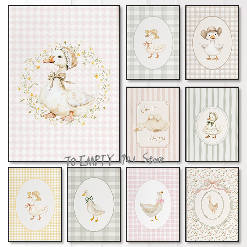 Silly Little Goose Nursery Duc - огляд і ціна Baby Nursery Animal Prints