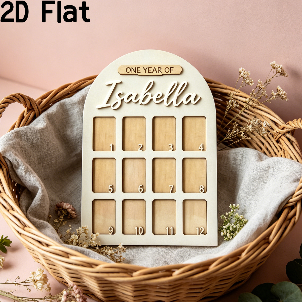 1Pc Custom Photo Record Board  - огляд і ціна Baby Nursery Room