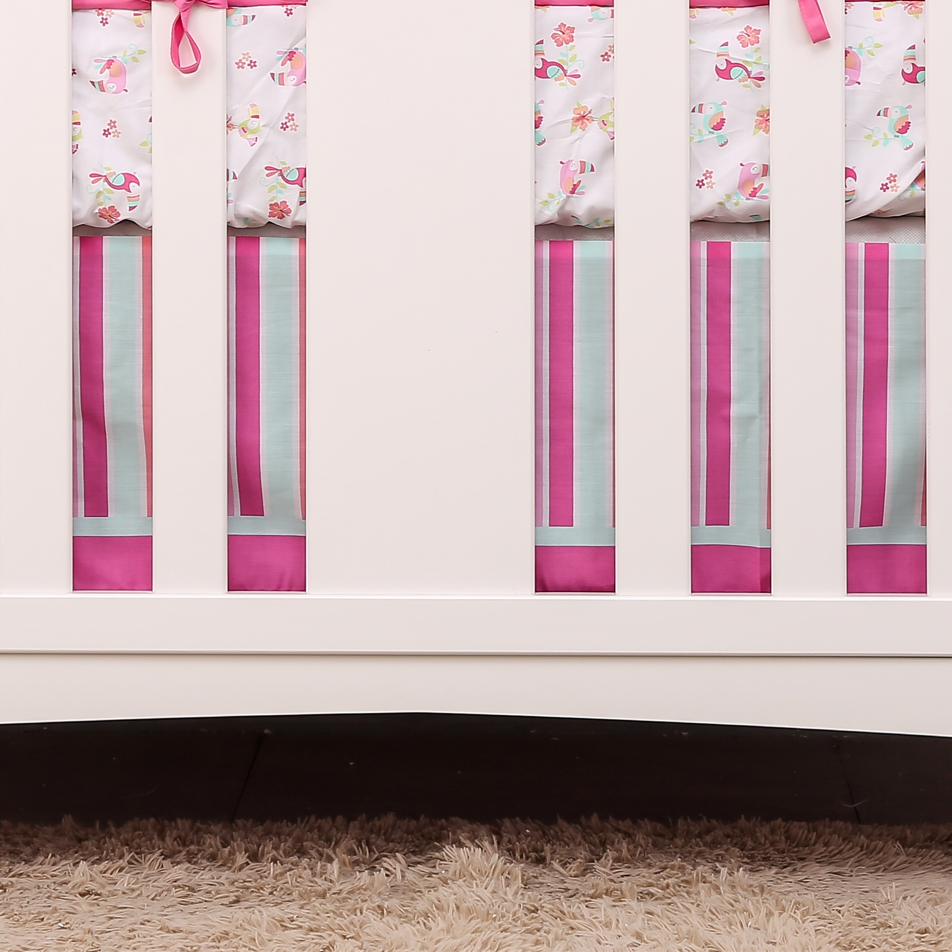 Pink Elephant Cot Baby Bedding - огляд і ціна Baby Nursery Bedding Sets
