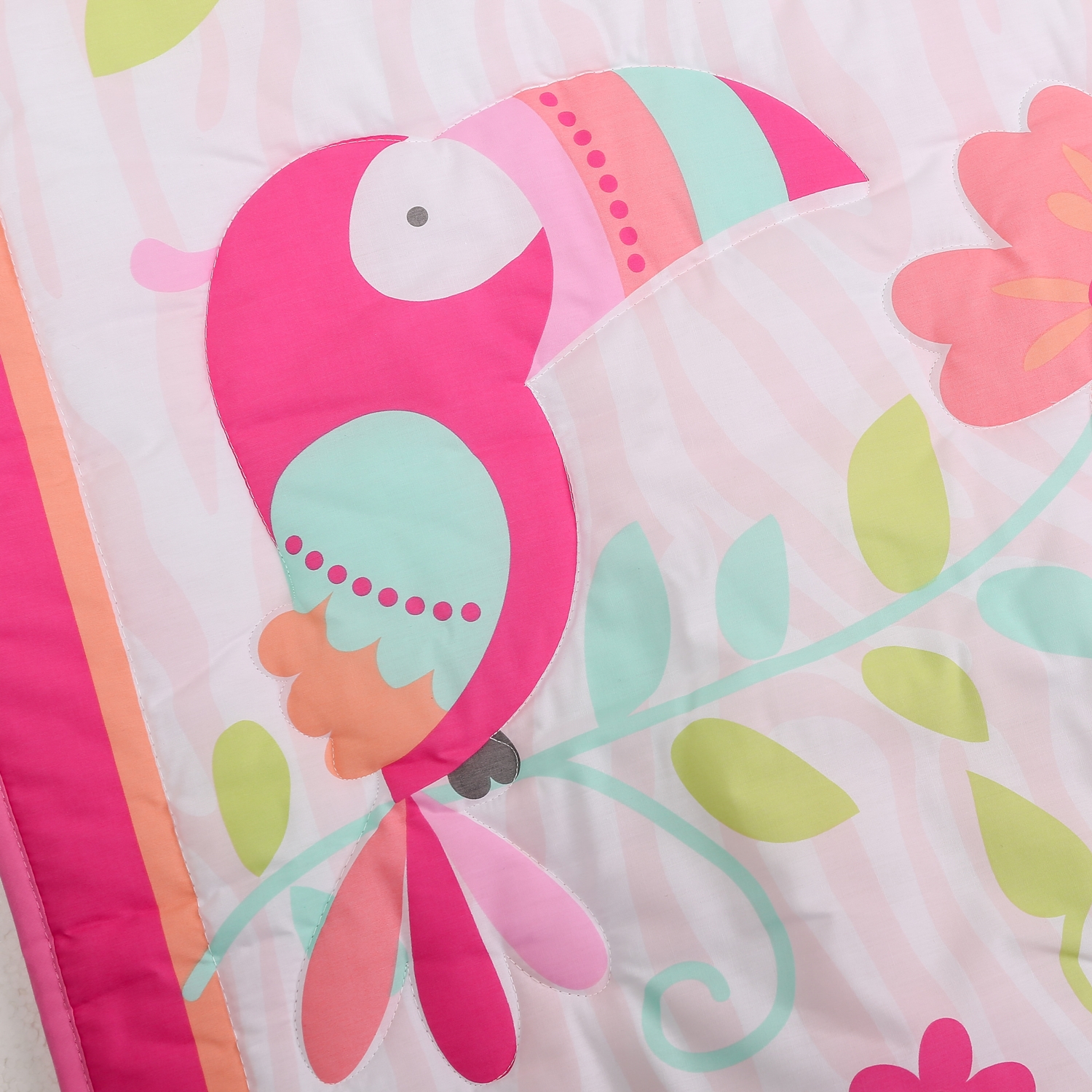 Pink Elephant Cot Baby Bedding - огляд і ціна Baby Nursery Bedding Sets