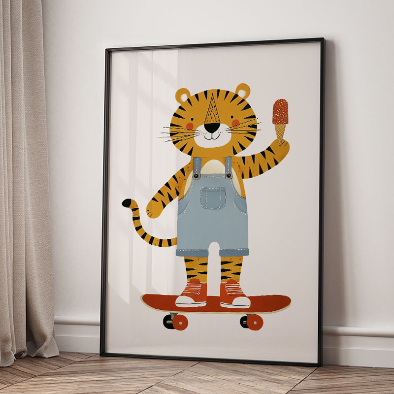 Funny Cartoon Animal Car Ballo - огляд і ціна Baby Nursery Animal Prints