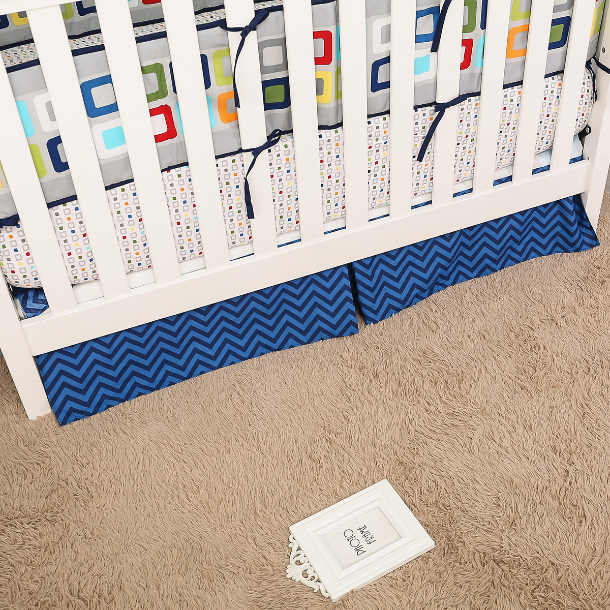 7Pcs Crib Bedding Set baby bed - огляд і ціна Baby Nursery Bedding Sets