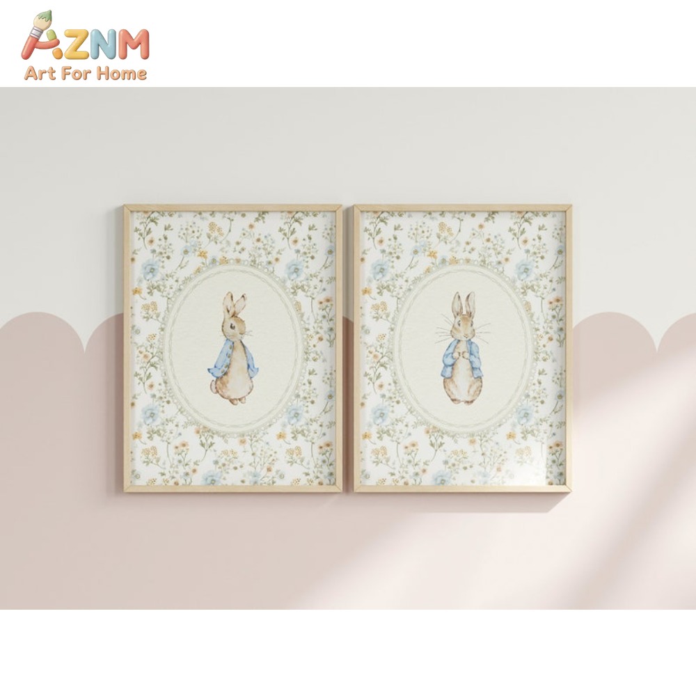 AZNM Vintage Peter Rabbit Canv - огляд і ціна Baby Nursery Pictures