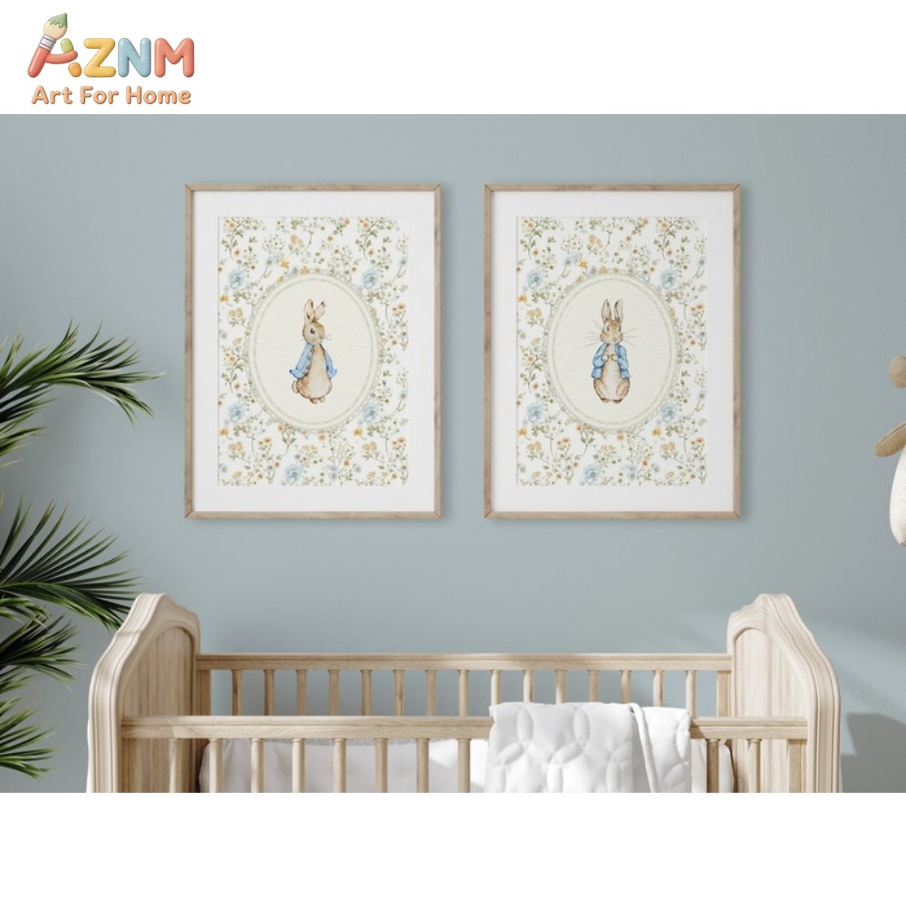 AZNM Vintage Peter Rabbit Canv - огляд і ціна Baby Nursery Pictures