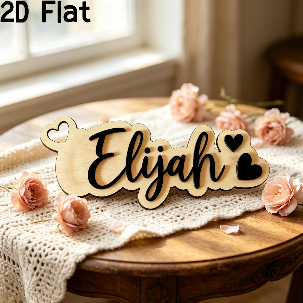 1Pc Custom Love Decor Wooden A - огляд і ціна Baby Nursery Room