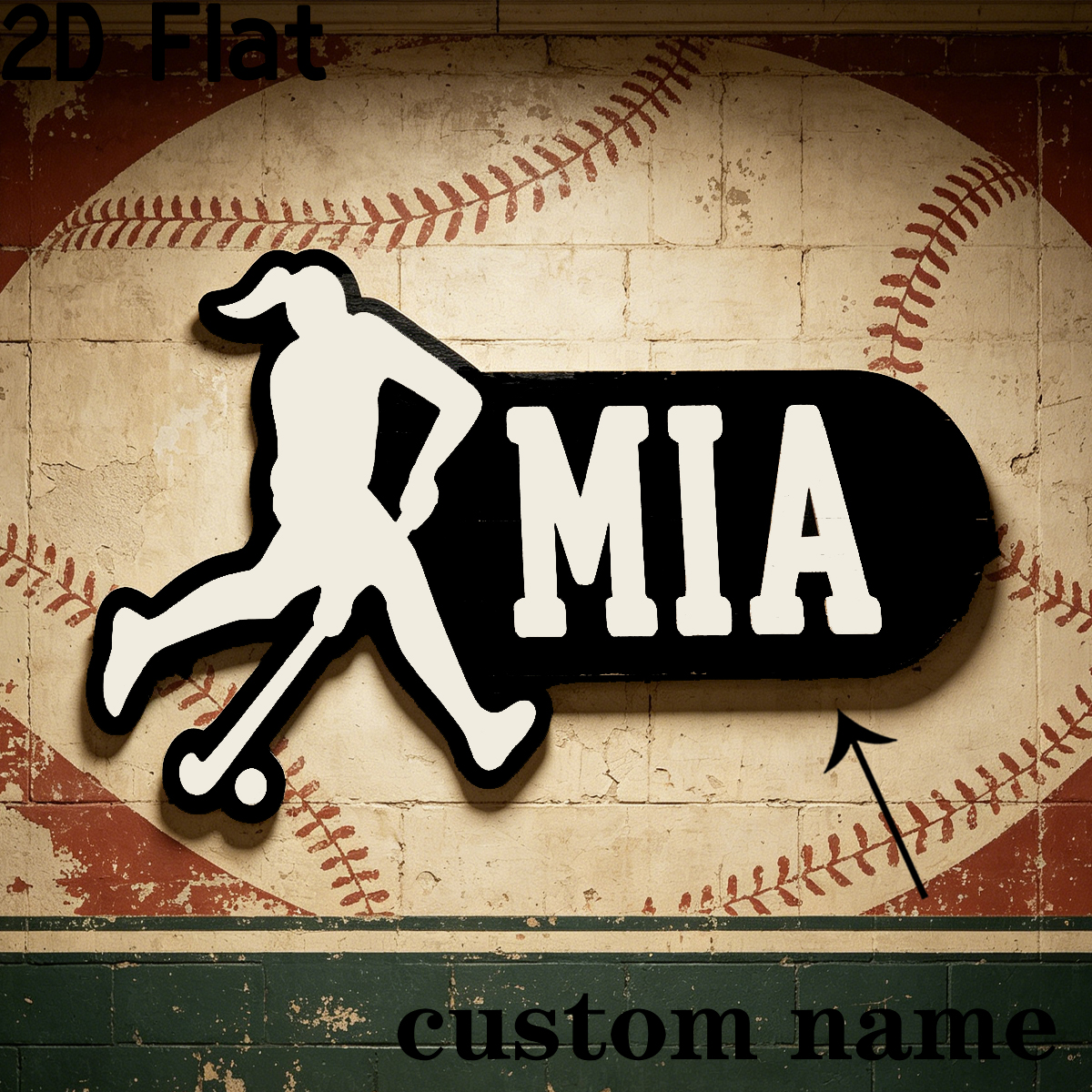 1Pc Custom Sports Hockey Woode - огляд і ціна Baby Nursery Room