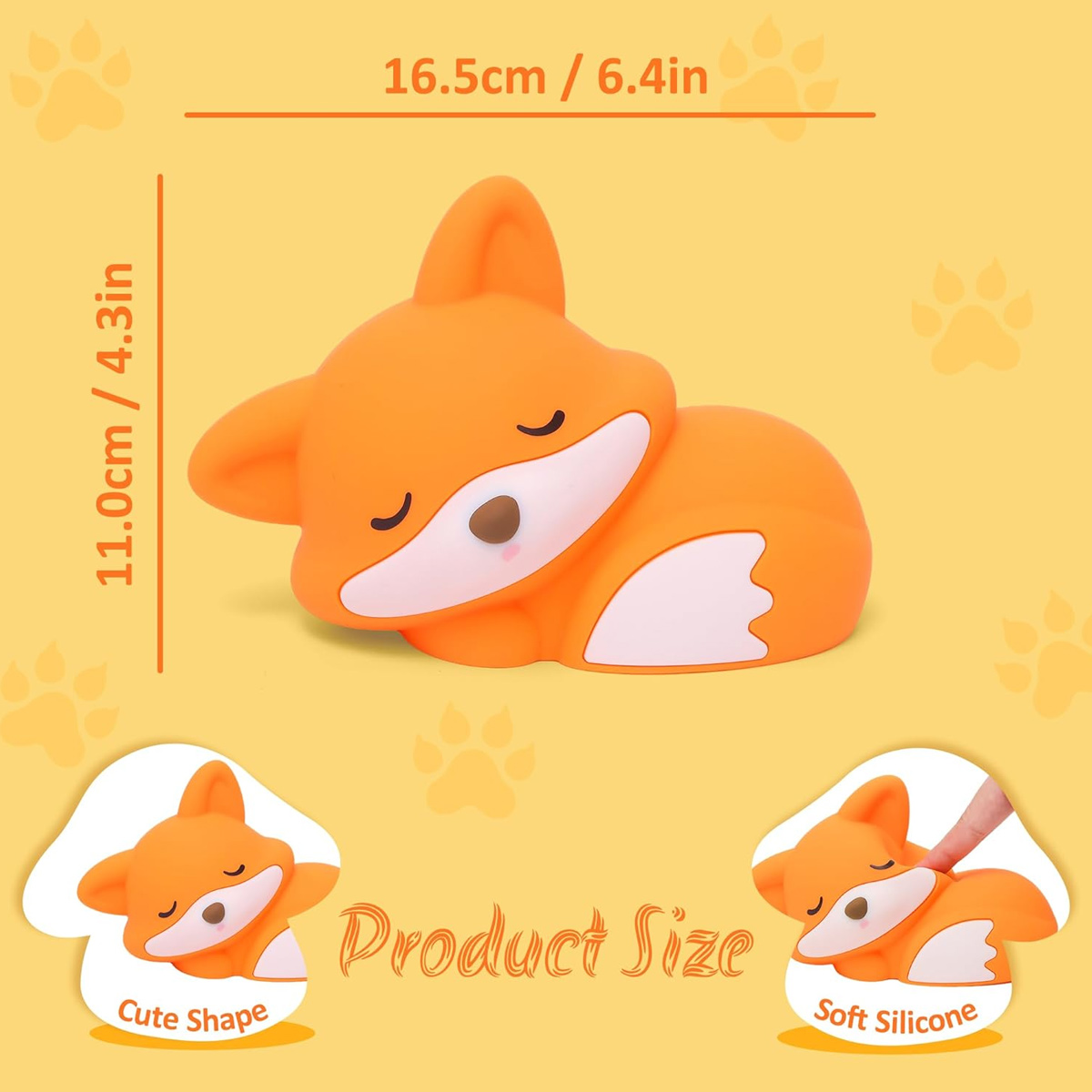 Sleeping Fox Night Light Type- - огляд і ціна Baby Nursery Light Fixture