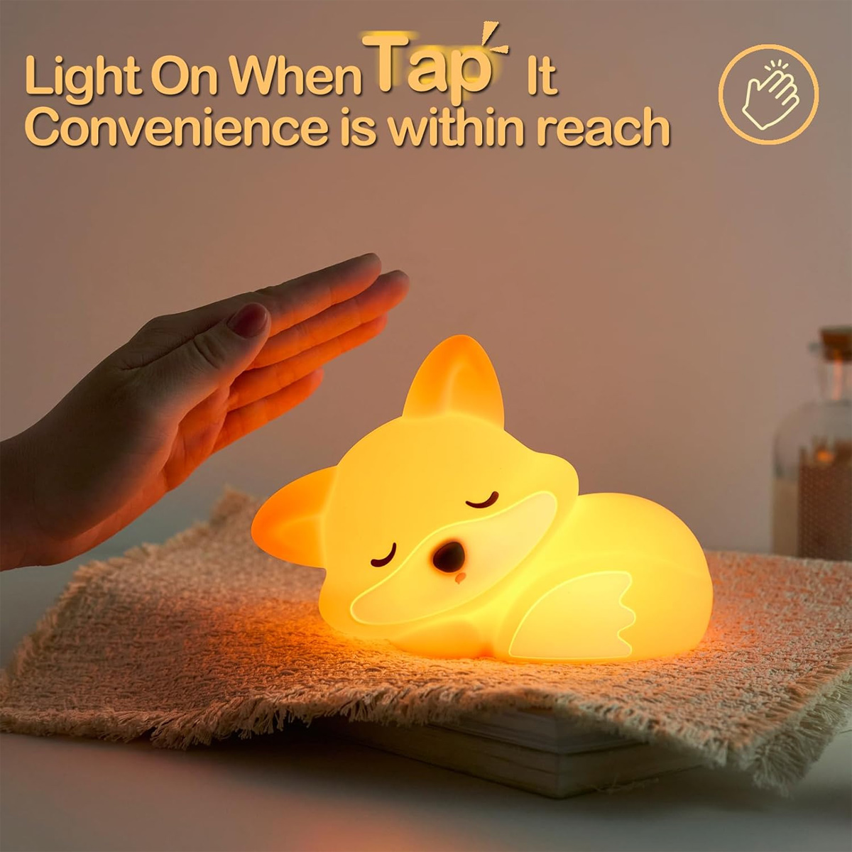 Sleeping Fox Night Light Type- - огляд і ціна Baby Nursery Light Fixture