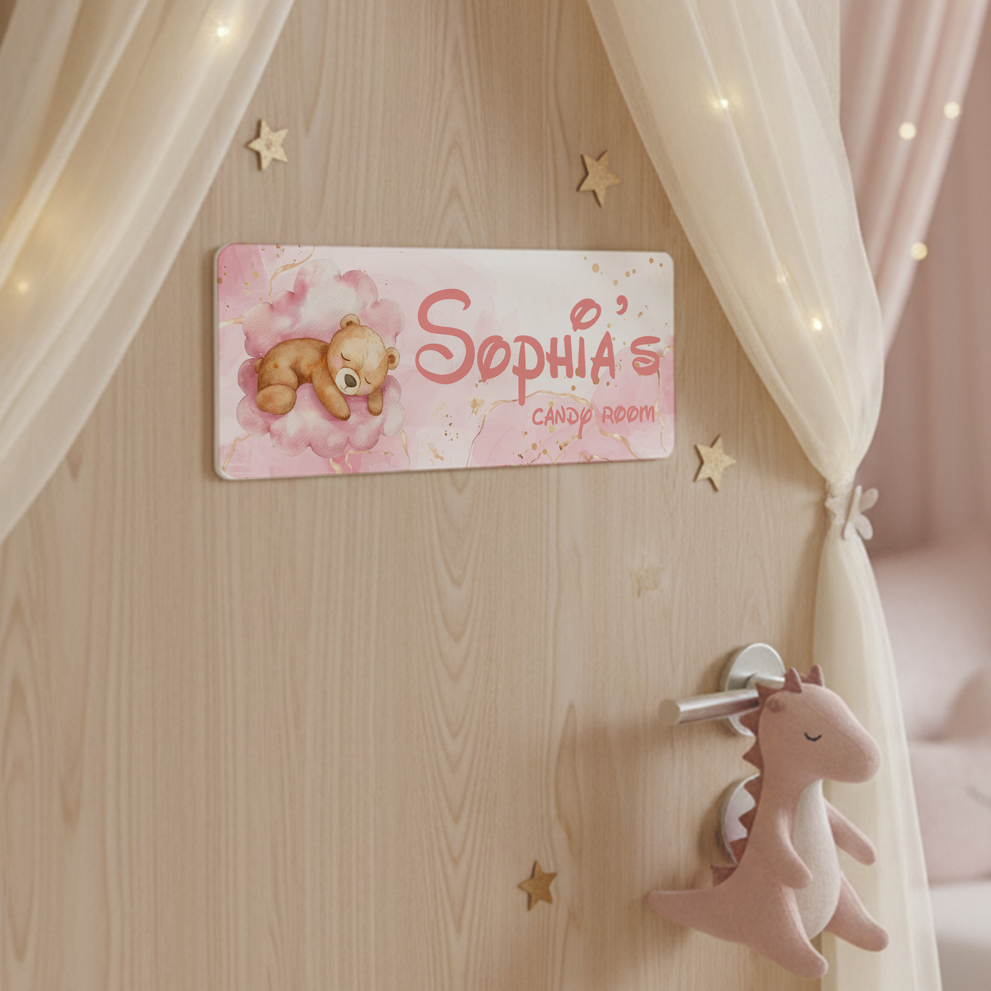 1pc Custom Bear Name/Text Acry - огляд і ціна Baby Nursery Room