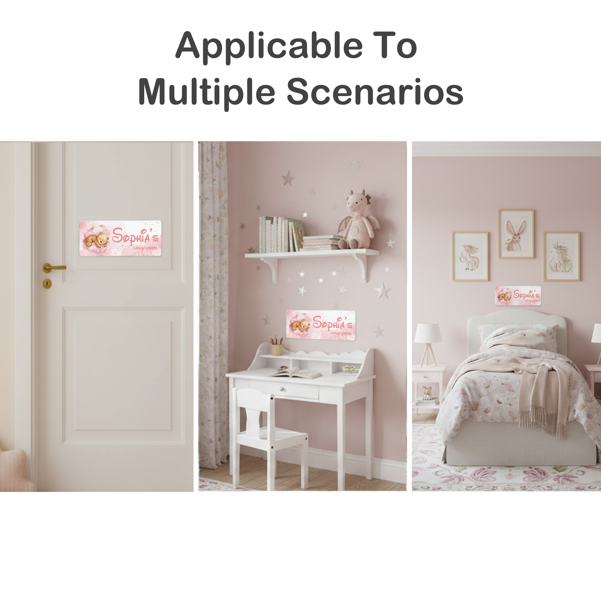 1pc Custom Bear Name/Text Acry - огляд і ціна Baby Nursery Room