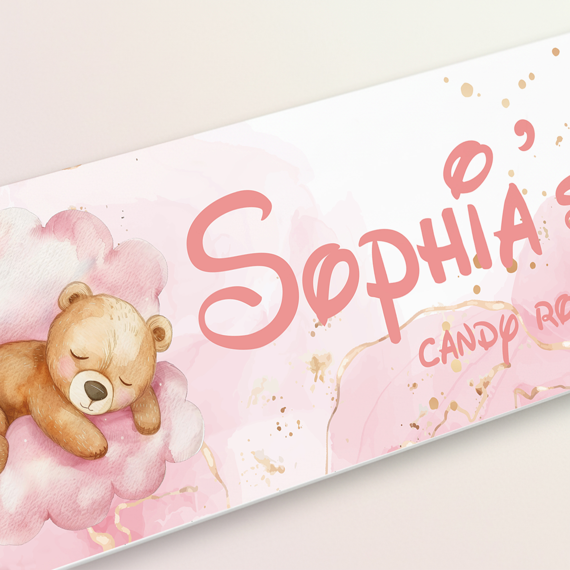 1pc Custom Bear Name/Text Acry - огляд і ціна Baby Nursery Room