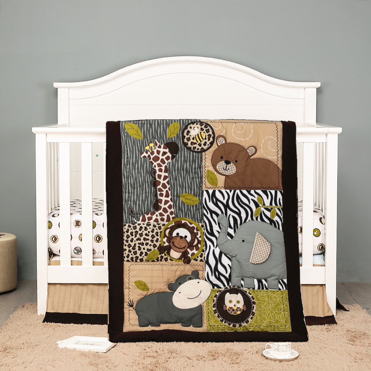3Pcs Embroidered Newborn Baby  - огляд і ціна Baby Nursery Bedding Sets